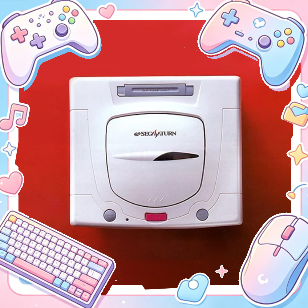 Gaming Console Buttons - Saturn SS Nostalgic TV Game Console